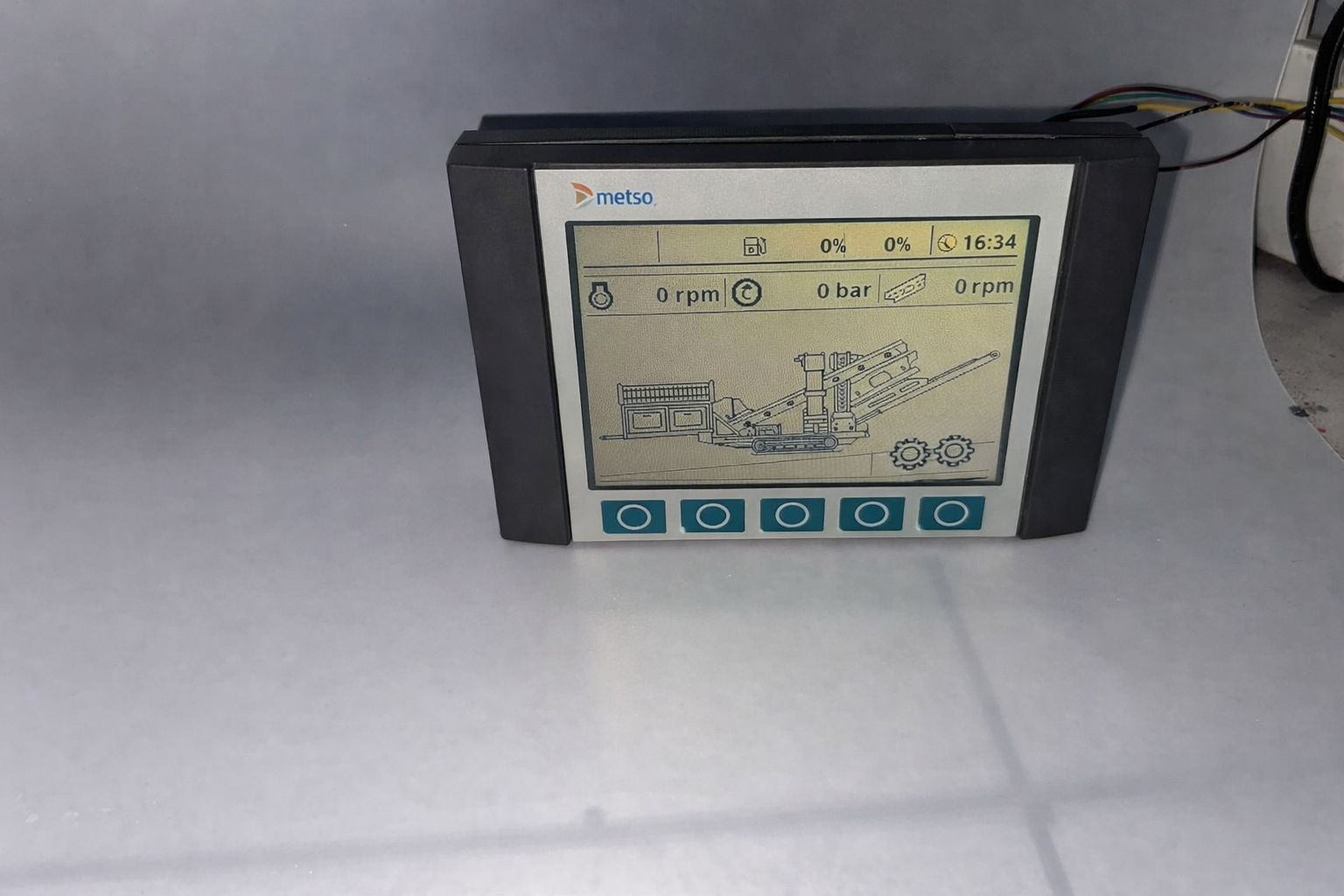 Reparacion de display METSO 5